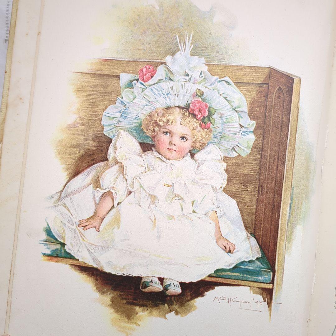 超稀少1898モードハンフリー絵本 洋書 児童書 ヴィクトリアン アンティーク
