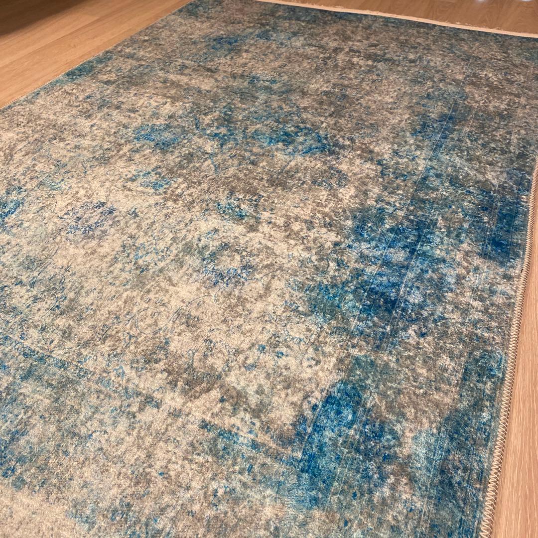 トルコのカーペット 120*180cm オーバーダイ ヴィンテージデザインラグ