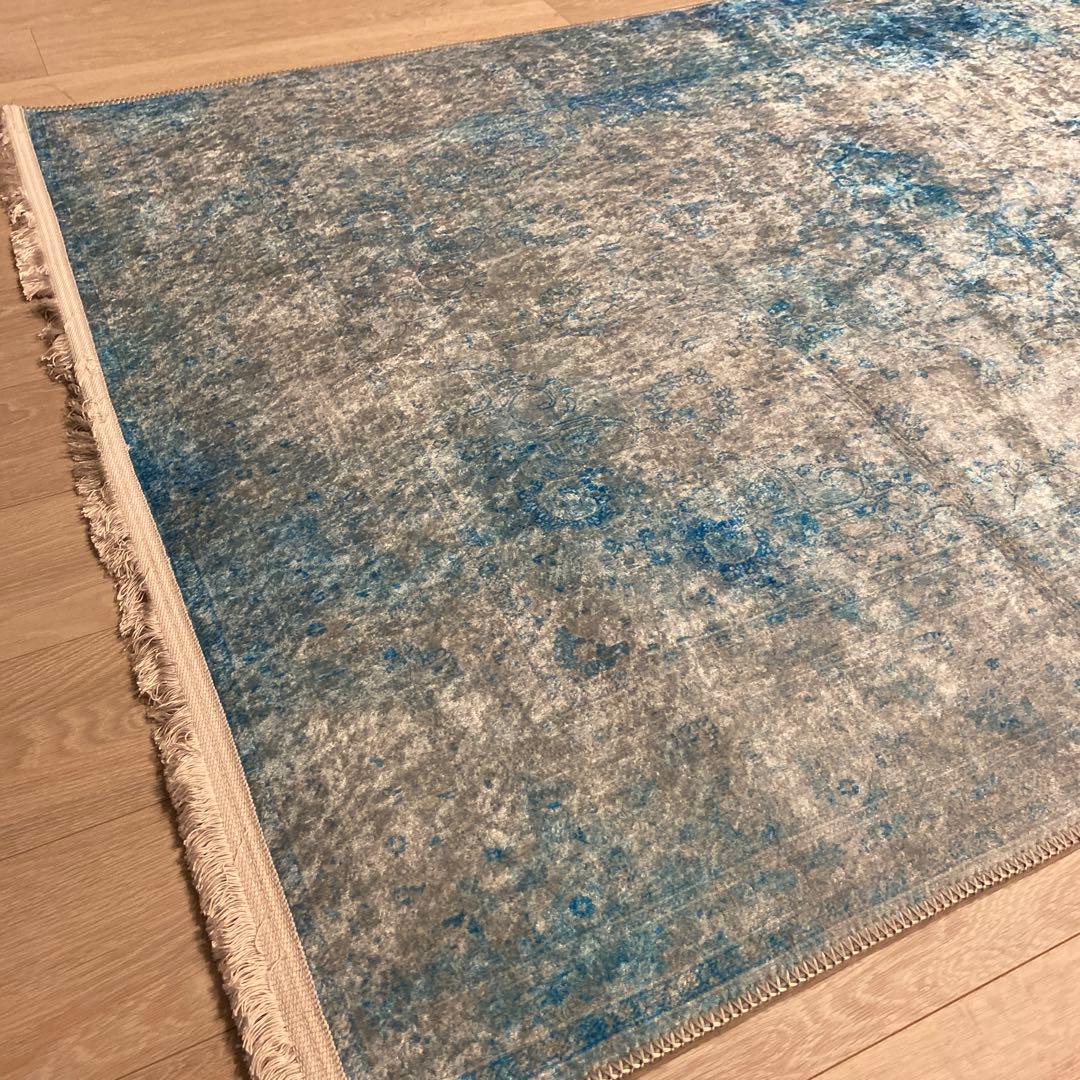 トルコのカーペット 120*180cm オーバーダイ ヴィンテージデザインラグ