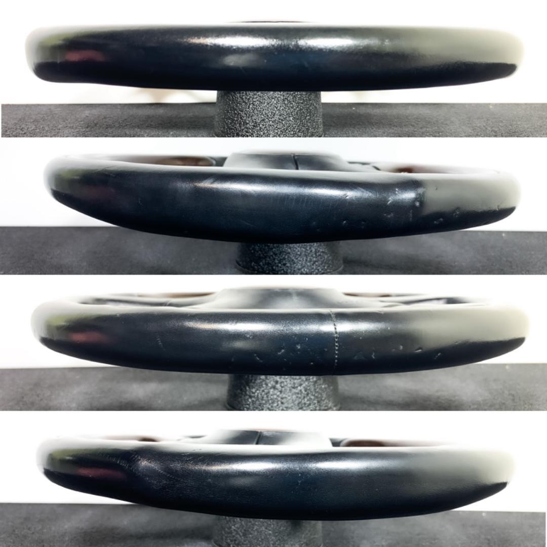 ヴェローナ ビクトリア レザー ウッド コンビステアリング ホーンボタン付