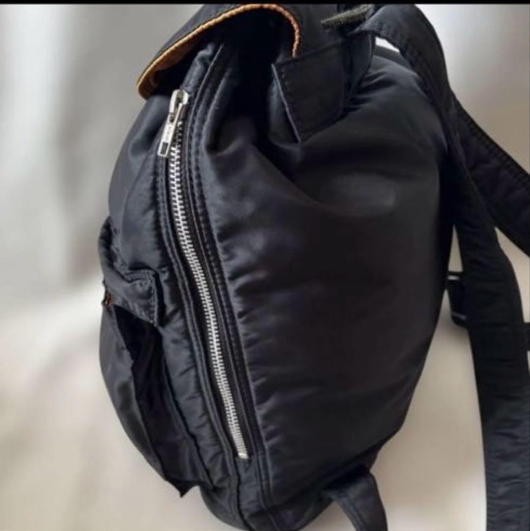 美品　PORTER ポーター タンカー バックパック リュック ブラック 黒