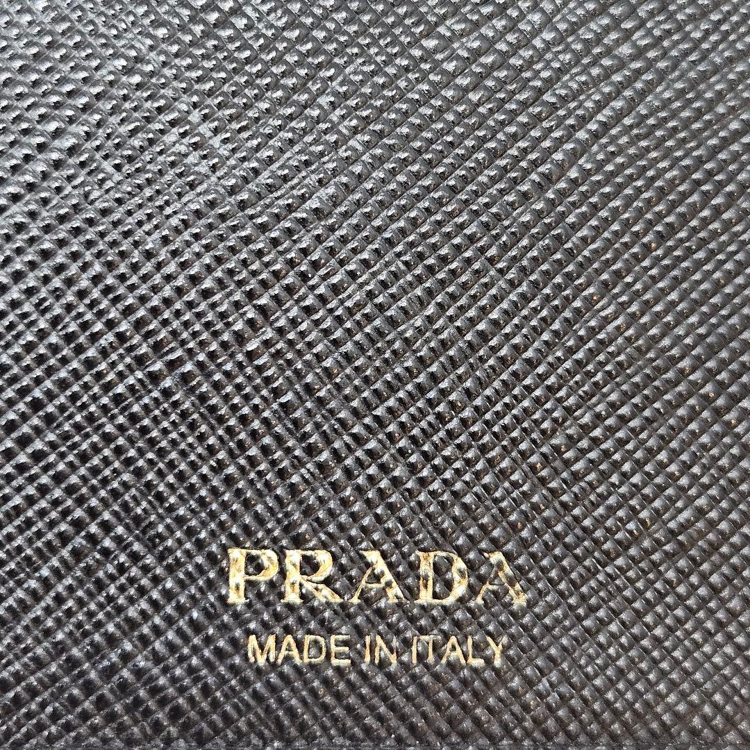 PRADA プラダ 長財布 サフィアーノ ブラック 黒 レザー