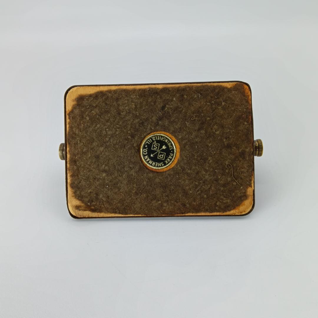 70～80's頃 パークシャーマン ワシントン デスク 万年カレンダー 真鍮