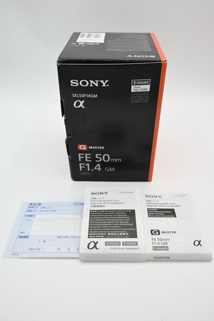 美品 SONY FE 50mm F1.4 GM