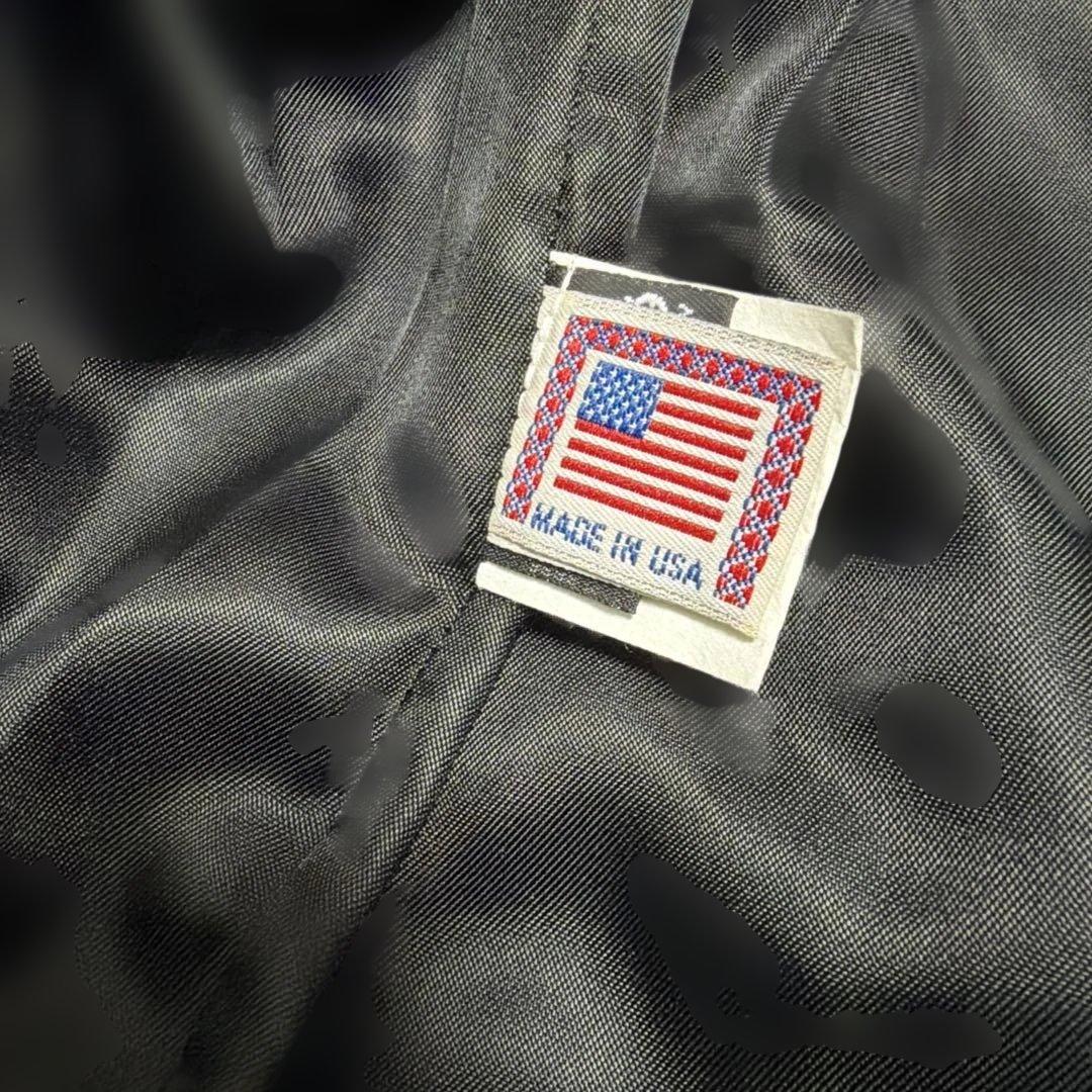 GB SPORT ショールカラー ミリタリーコード バーシティ M 黒 米国製