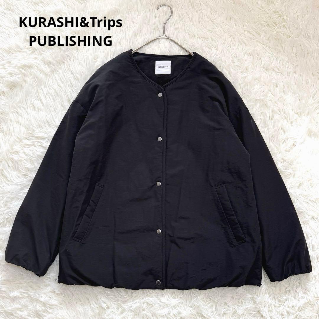 北欧暮らしの道具店 「ふんわり軽くてあったかい」洗えるショート丈コート 黒