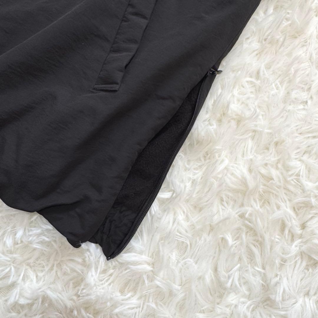 北欧暮らしの道具店 「ふんわり軽くてあったかい」洗えるショート丈コート 黒