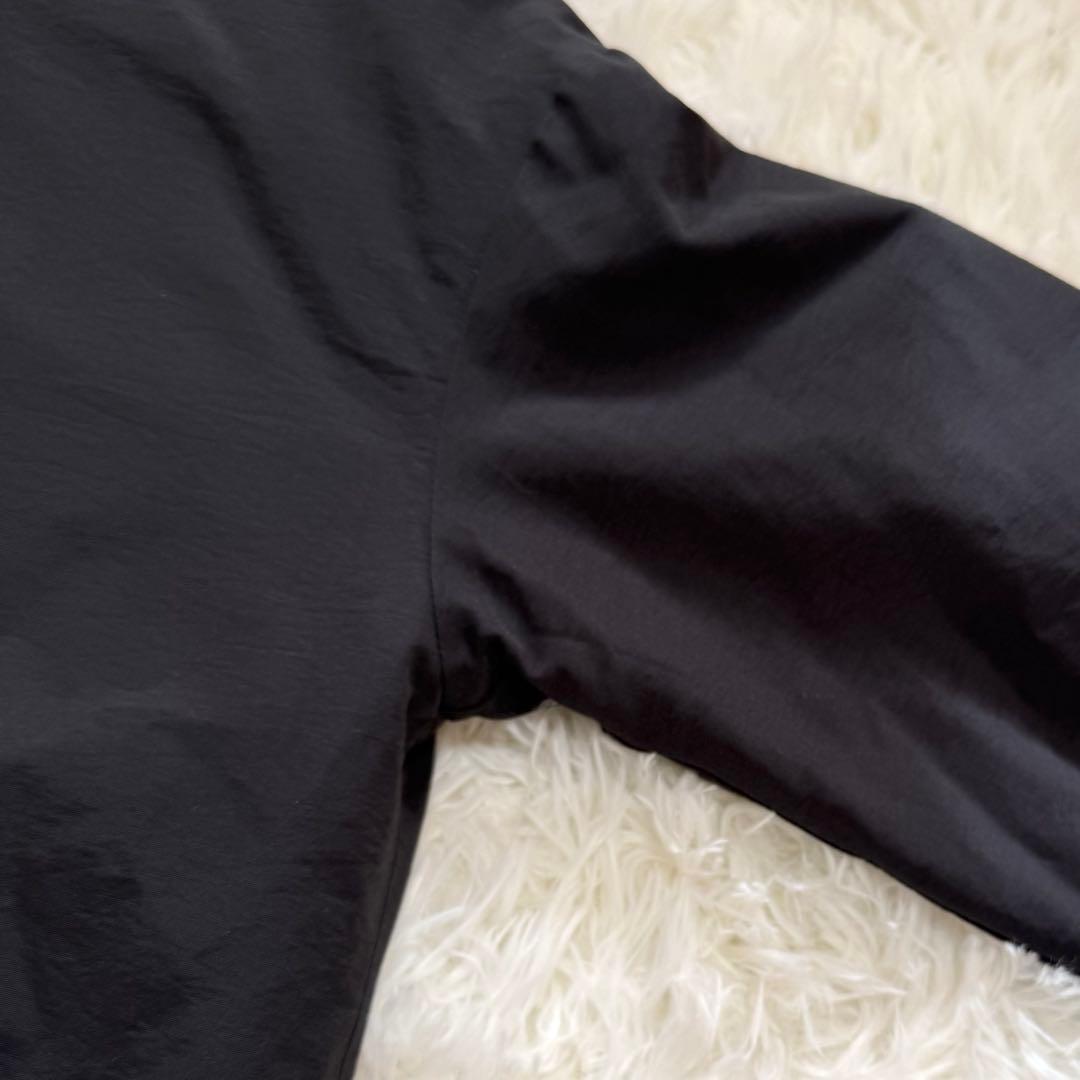 北欧暮らしの道具店 「ふんわり軽くてあったかい」洗えるショート丈コート 黒