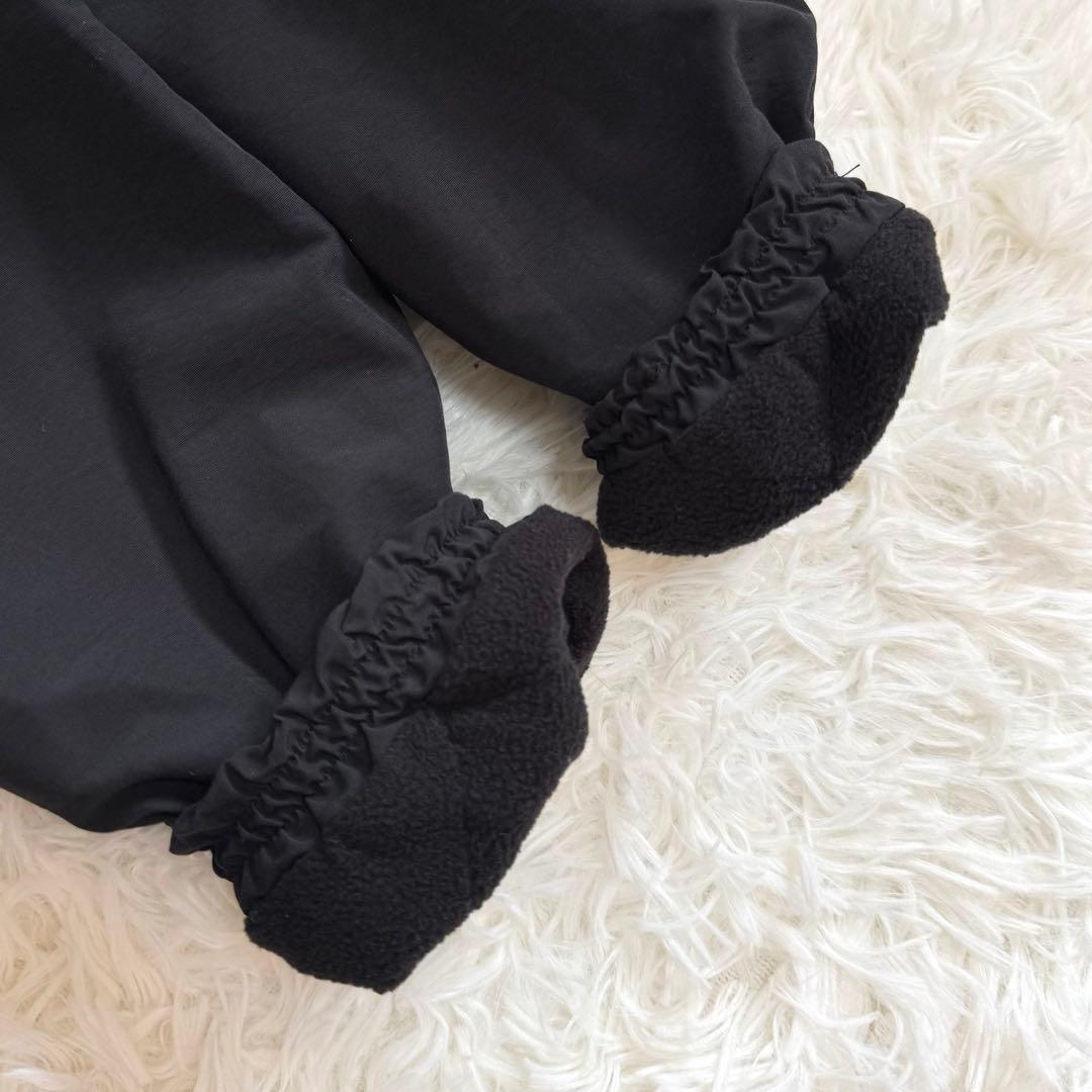 北欧暮らしの道具店 「ふんわり軽くてあったかい」洗えるショート丈コート 黒