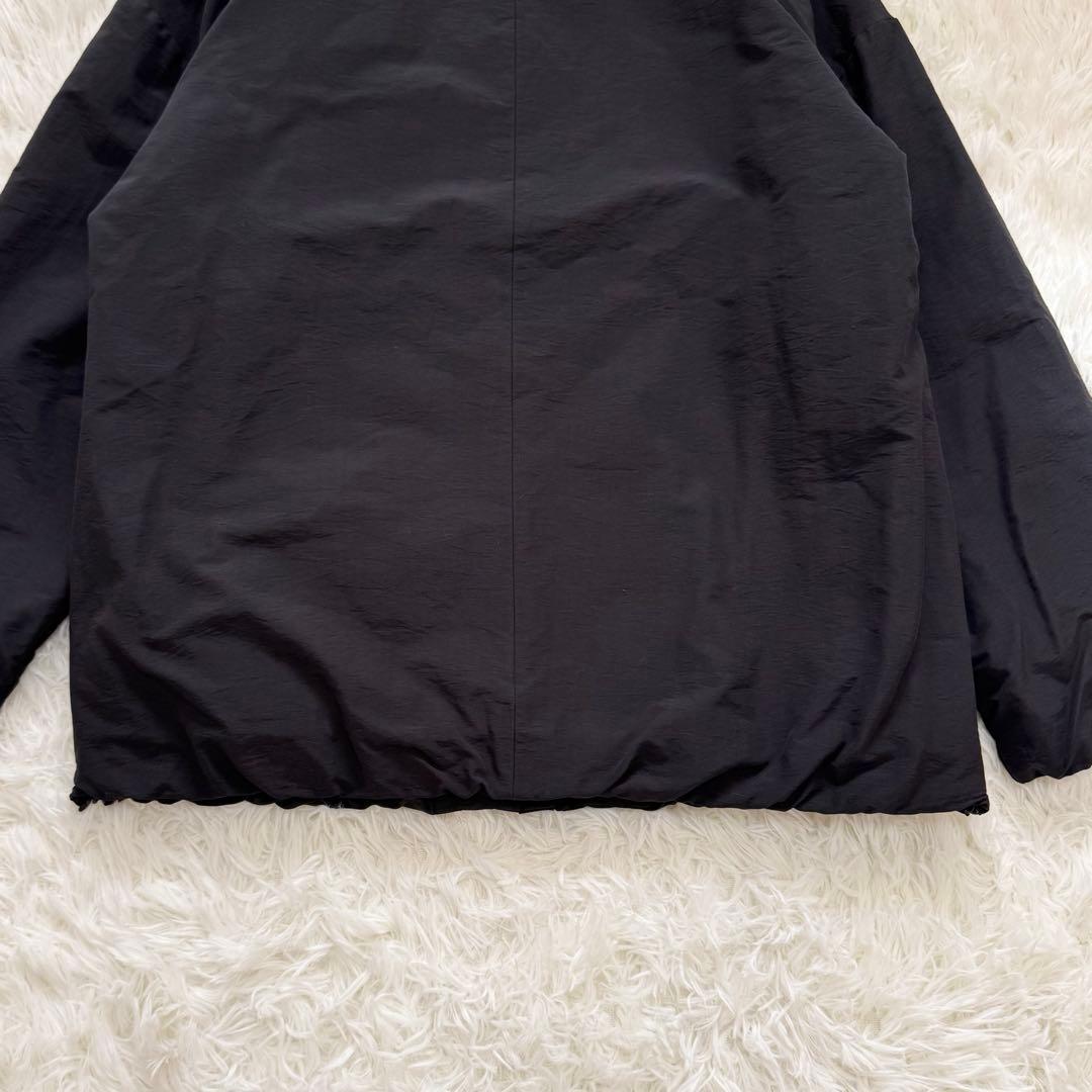 北欧暮らしの道具店 「ふんわり軽くてあったかい」洗えるショート丈コート 黒