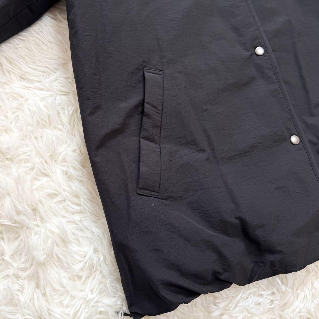 北欧暮らしの道具店 「ふんわり軽くてあったかい」洗えるショート丈コート 黒