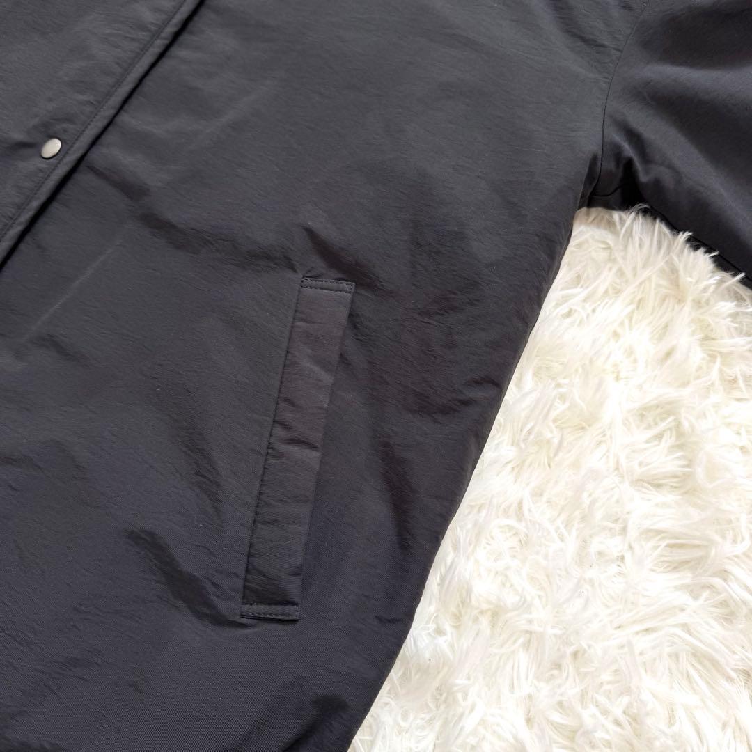 北欧暮らしの道具店 「ふんわり軽くてあったかい」洗えるショート丈コート 黒