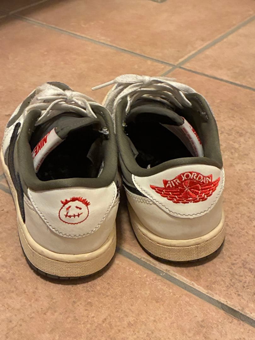 トラビススコット　オリーブ　キッズ　22センチ　箱あり