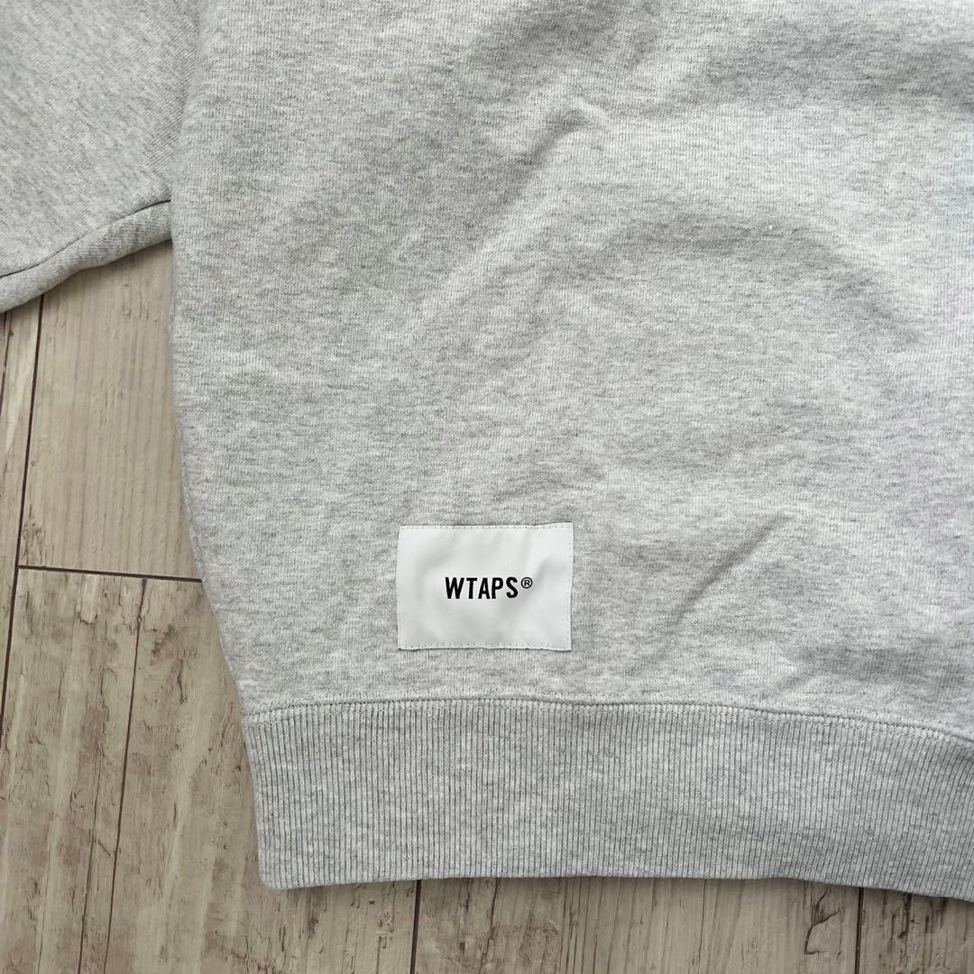 WTAPS スウェット02 WUT SWEATER COTTON グレー
