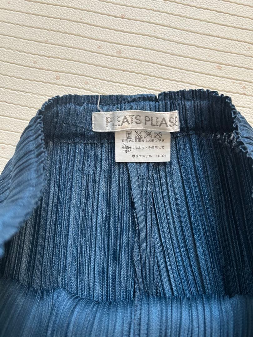 PLEATS PLEASE ダークブルー サルエルパンツ Mサイズ