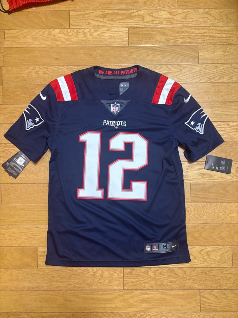 アメフト　NFL ペイトリオッツ　トム・ブレイディ　ジャージ【M】