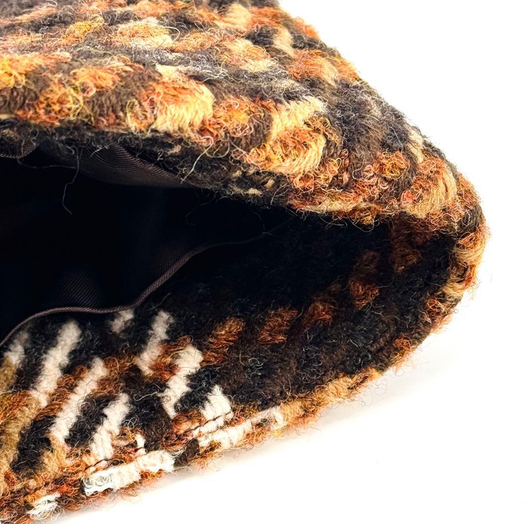 PATOU 36 パトゥ ウールブレンドAラインミニスカート