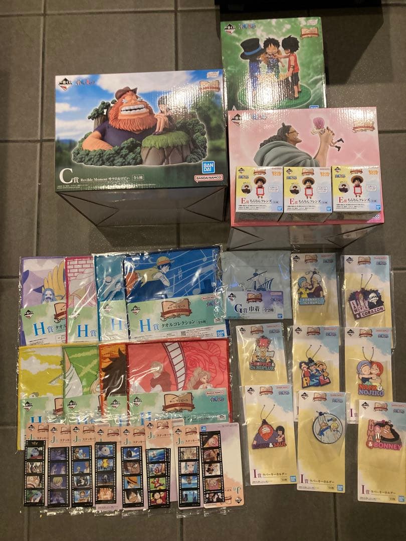 一番くじ ワンピース ドラマティックメモリーズ A、B、C、E賞、その他