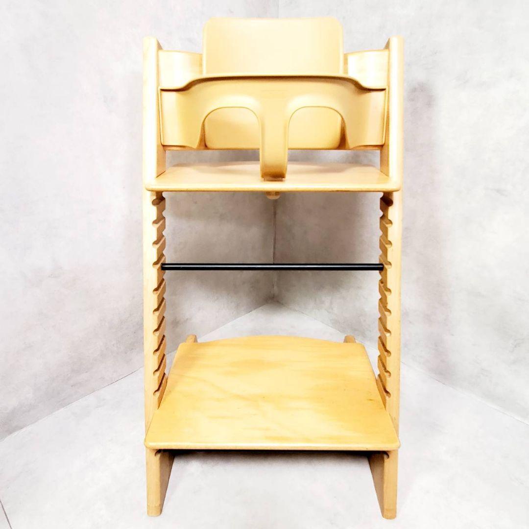 【組立品発送】ストッケ トリップトラップ ナチュラル シリアル4 ベビーセット付