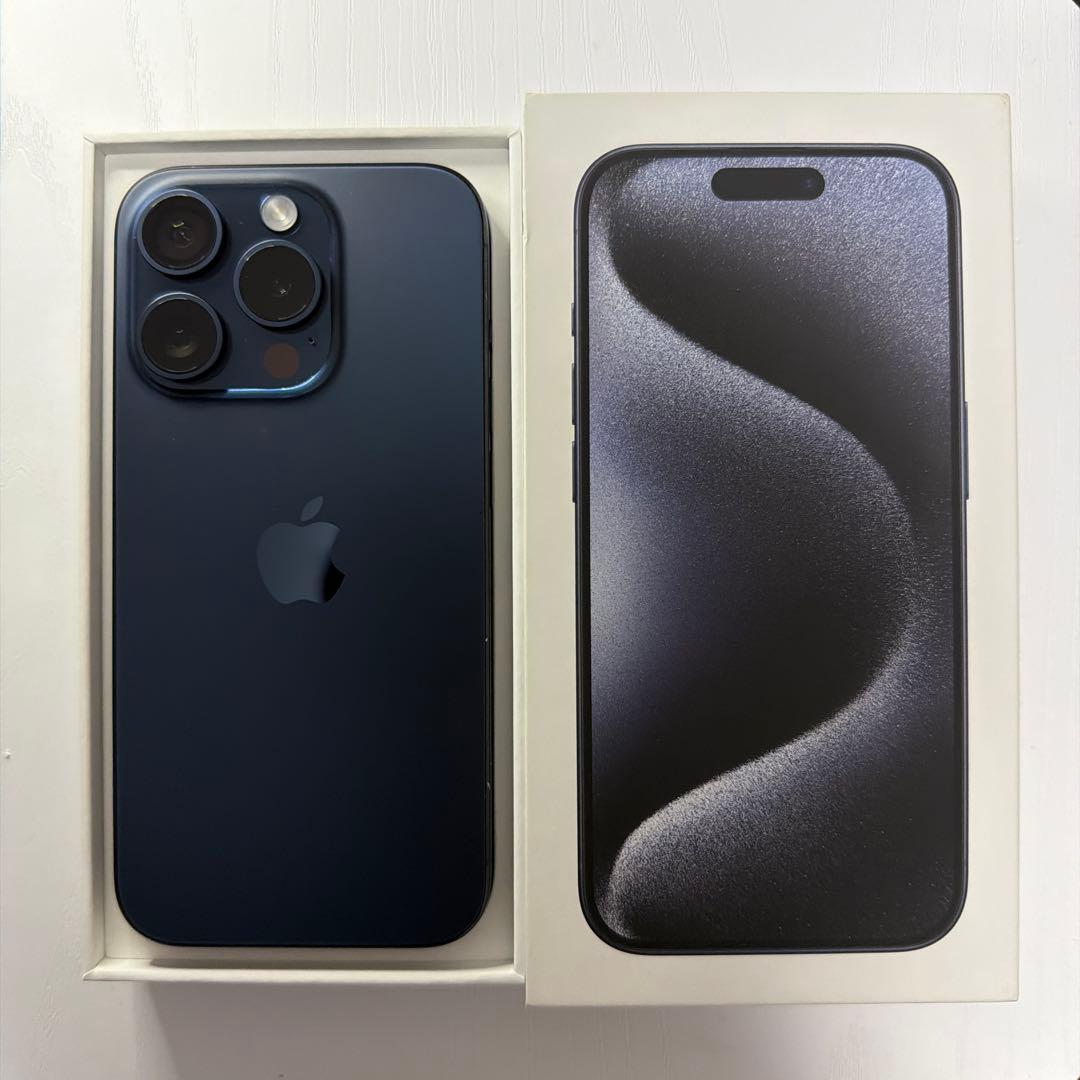 Apple iPhone 15 Pro ブルーチタニウム 本体256GB