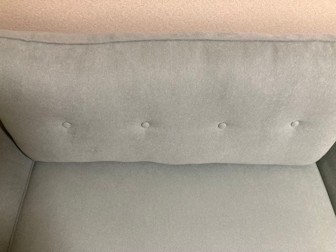 ニトリ コンパクト ソファ グリーン ローソファ 一人暮らし