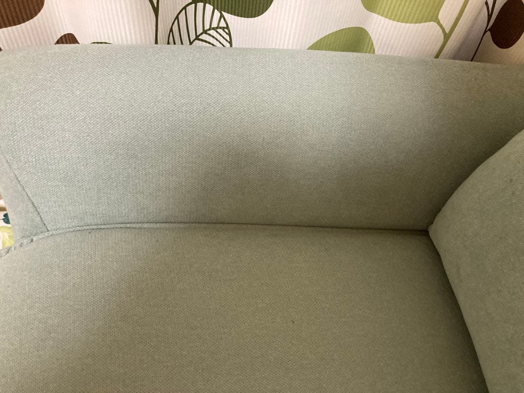 ニトリ コンパクト ソファ グリーン ローソファ 一人暮らし