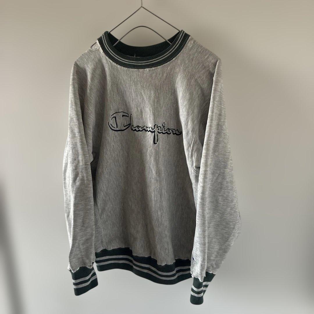 ボロChampionチャンピオンリバースウィーブスウェットトレーナーUSA製長袖