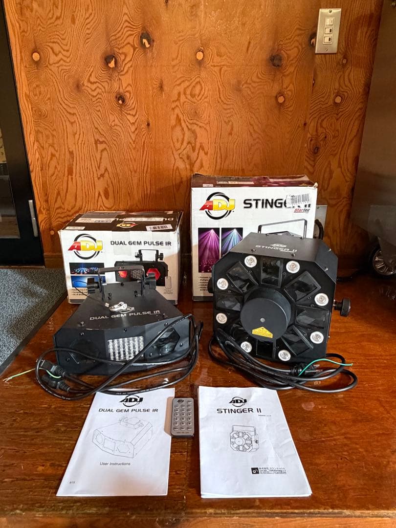 ADJ DUAL GEM PULSE IR & STINGER II セット