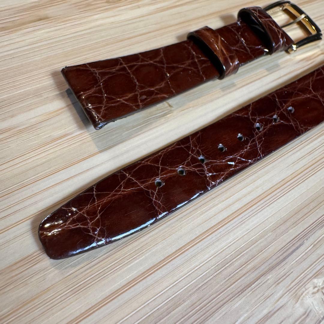 17mm セイコー ベルト ワニサイド DA62&DA51 2本セット