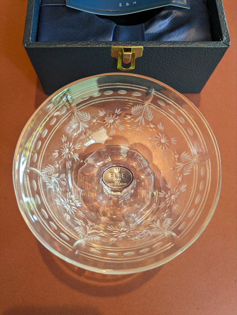 未使用保管品！ELBE クリスタルガラスボウル 5個セット