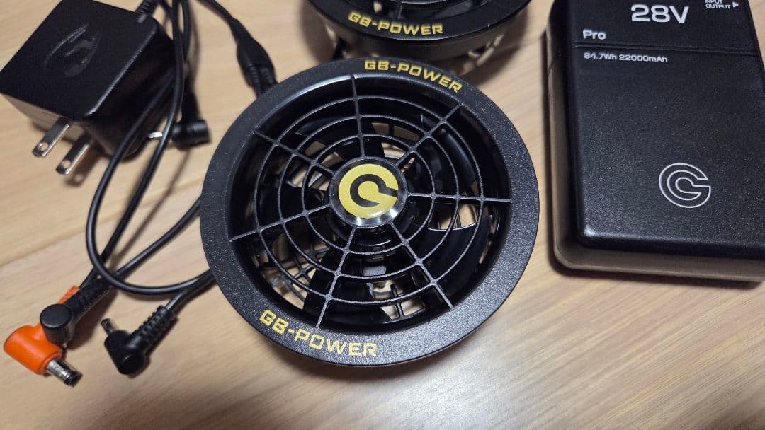 【最安値】空調服GB-POWER 長信ジャパン バッテリー28V ファン2セット