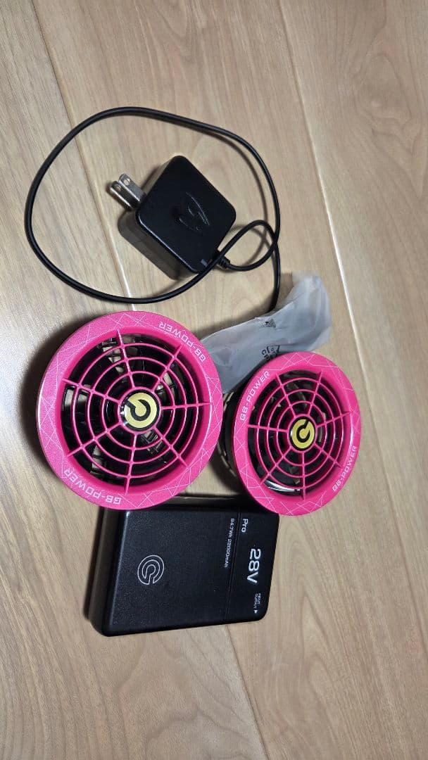 【最安値】空調服GB-POWER 長信ジャパン バッテリー28V ファン2セット