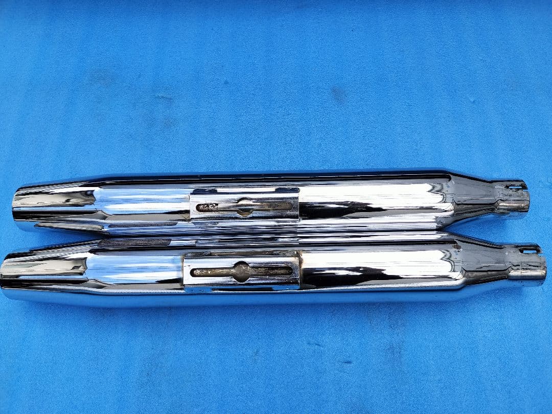 ハーレー　ダイナ　クロームワークス 3インチ テーパード スリップオンマフラー