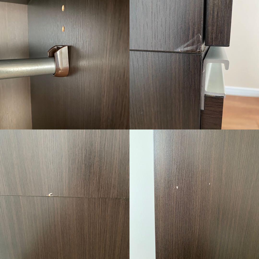 ワードローブ ダークブラウン