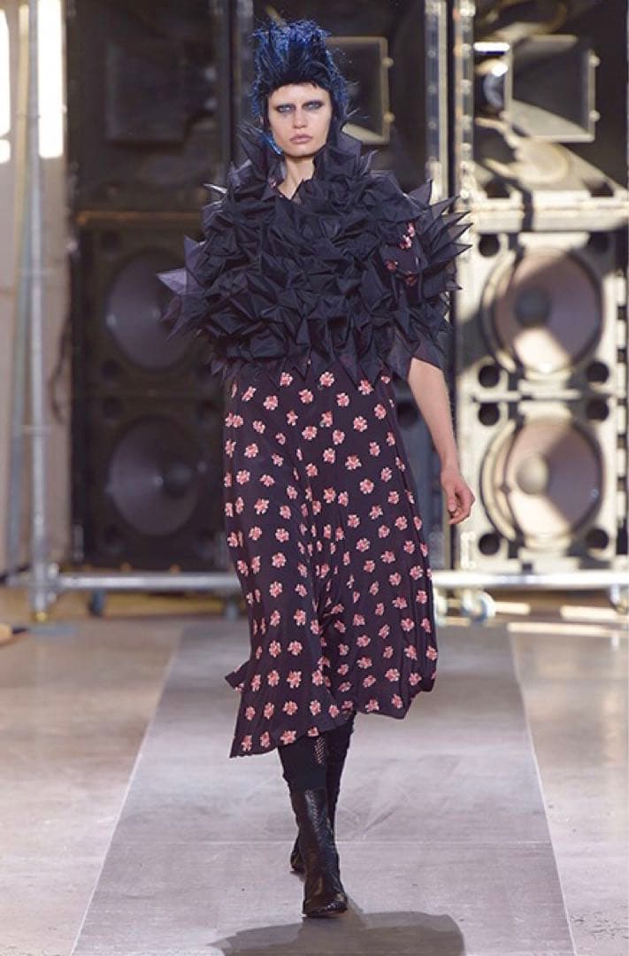 JUNYA WATANABE ジュンヤワタナベ 2017SS 花柄ロングワンピ