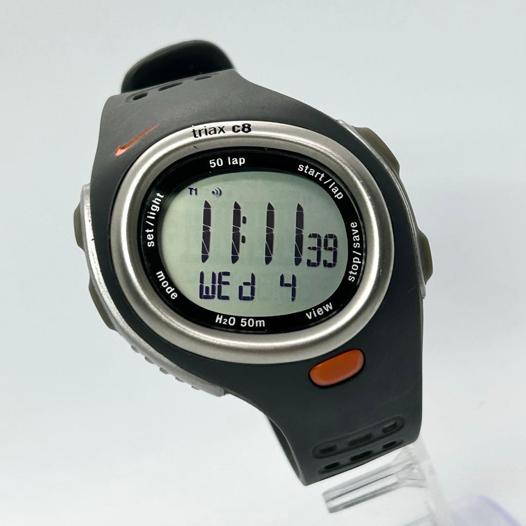 新品電池 稼働 NIKE TRIAX C8 y2k デジタル 腕時計