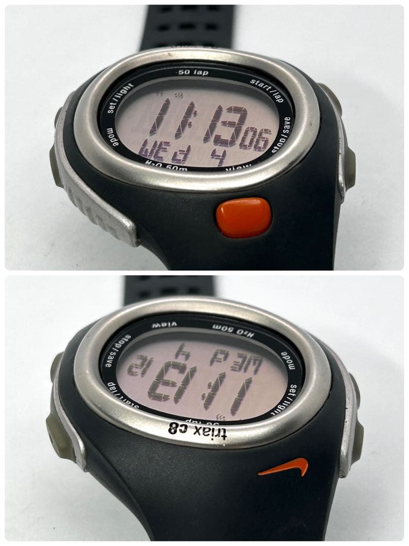 新品電池 稼働 NIKE TRIAX C8 y2k デジタル 腕時計