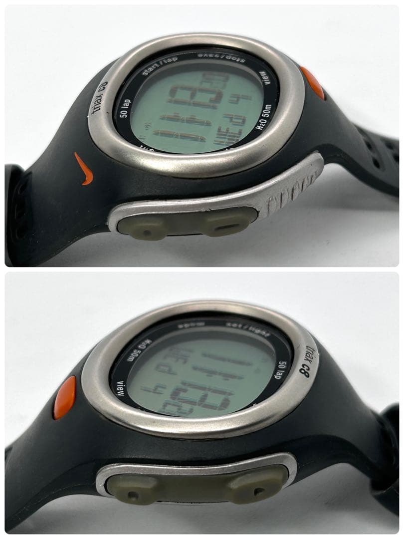 新品電池 稼働 NIKE TRIAX C8 y2k デジタル 腕時計