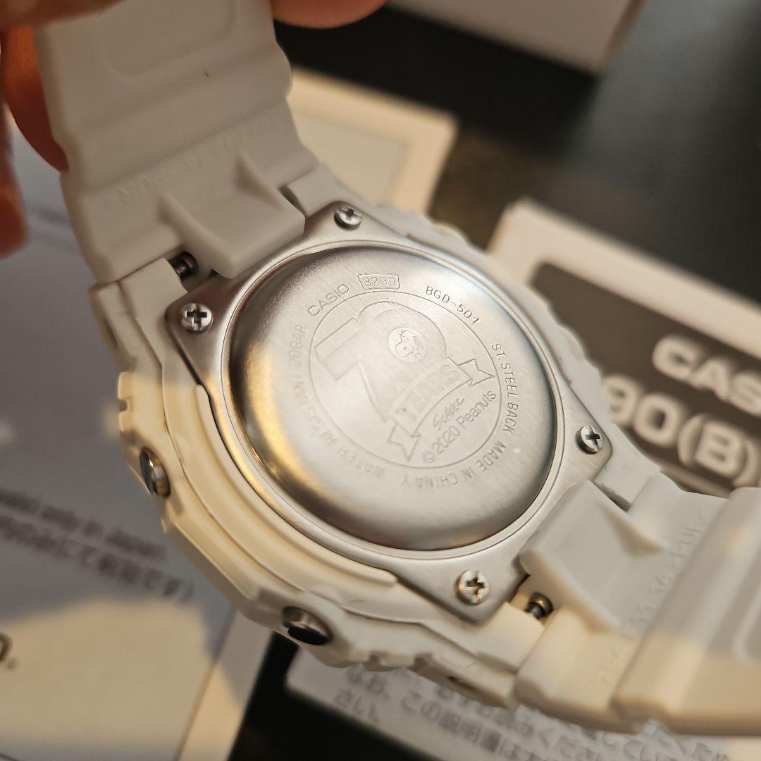 CASIO BABY-G スヌーピー ホワイト