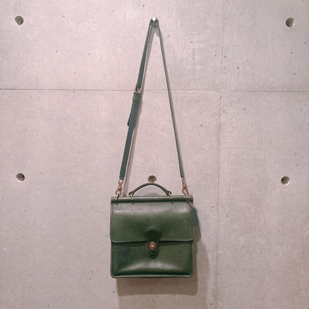 オールドコーチ COACH ウィリス ショルダーバッグ ダークグリーン