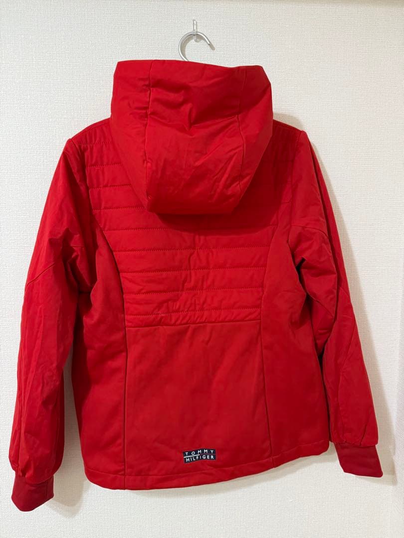   フード付きジャケット レッド