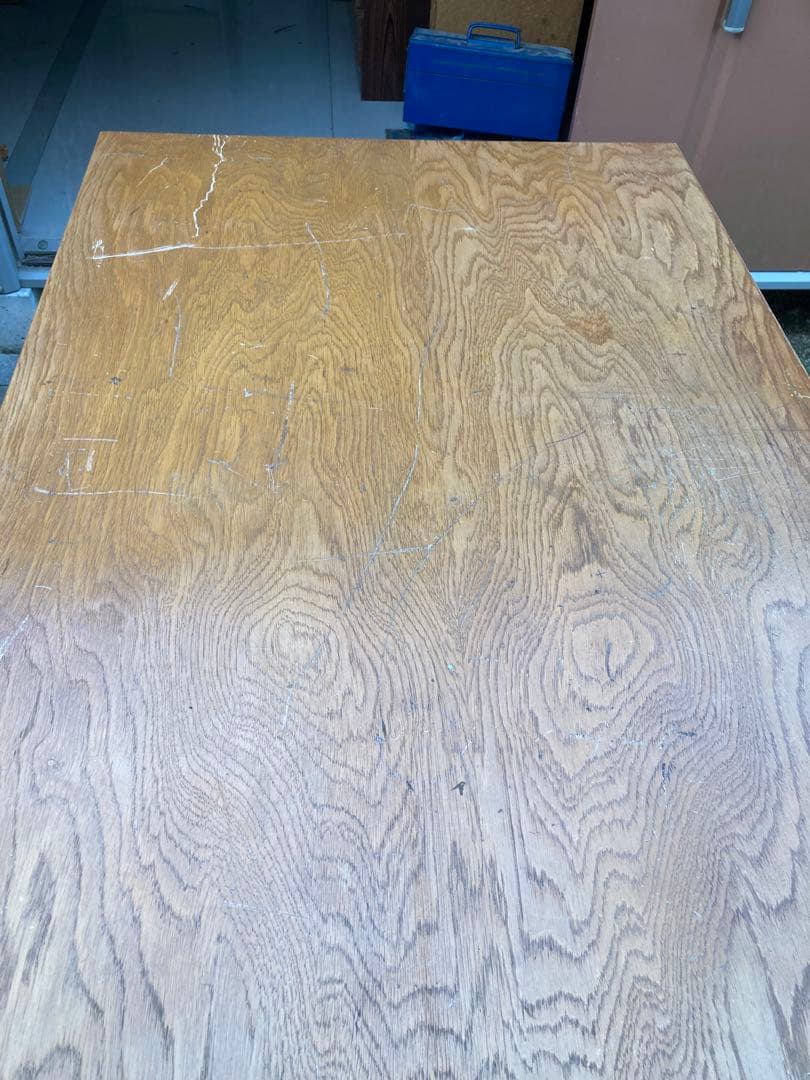 昭和レトロ　片袖机 古家具 勉強机 文机 ワークデスク アンティーク③