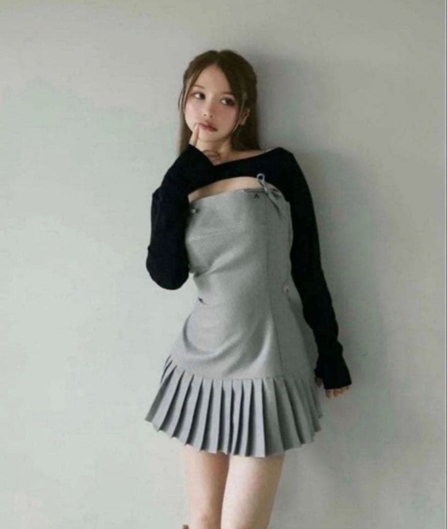 ワンピース andmary karen knit set mini dress