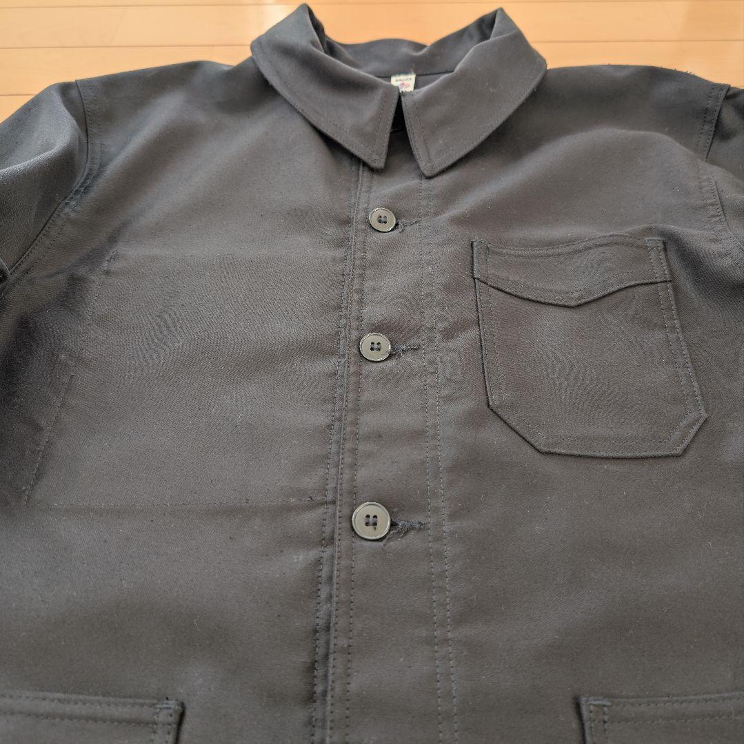 LeTravailleurGallice ブラックモールスキンジャケット