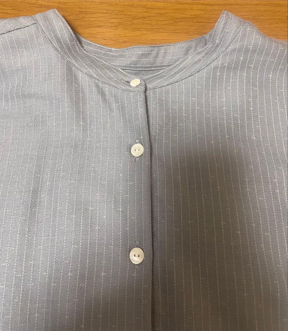 未使用　中川政七商店　2025秋冬発売　やわらかネルのバックギャザーブラウス