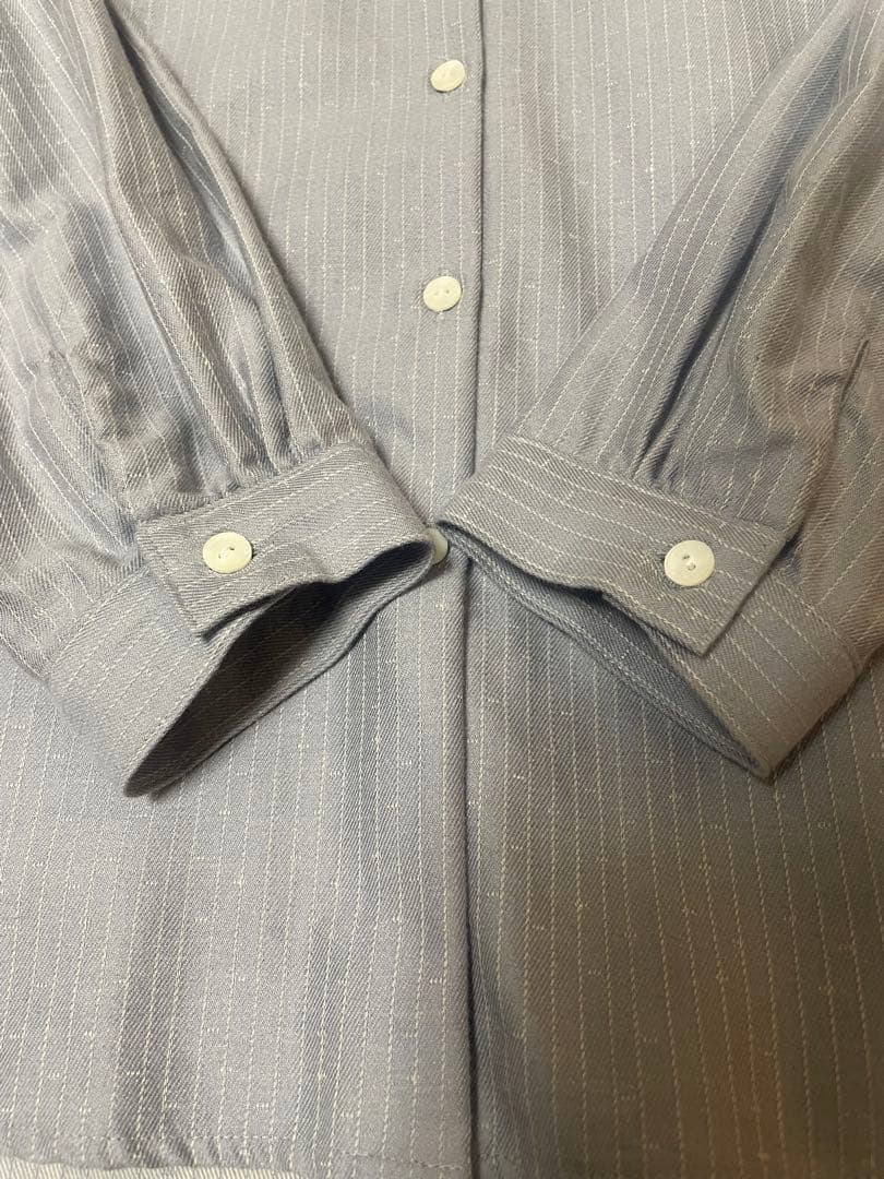 未使用　中川政七商店　2025秋冬発売　やわらかネルのバックギャザーブラウス