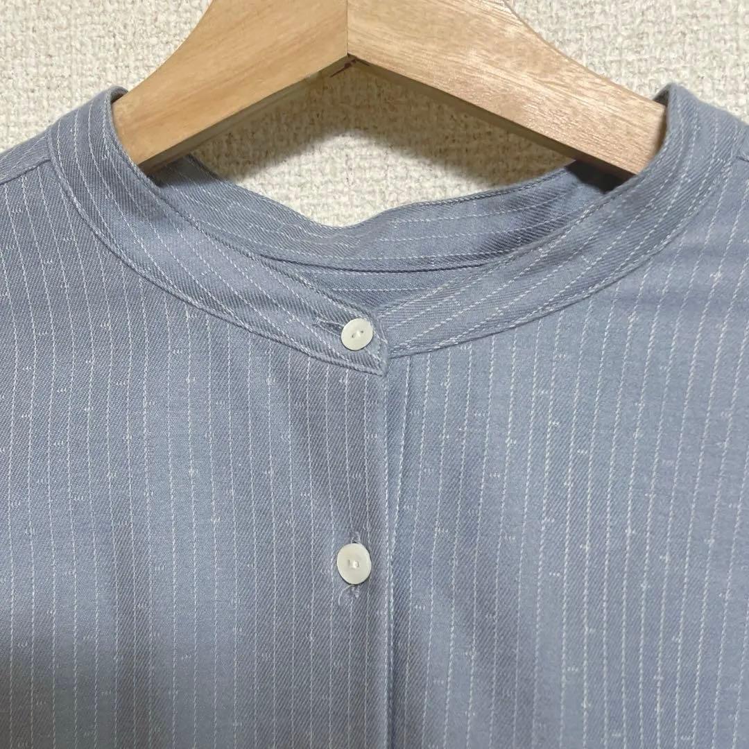 未使用　中川政七商店　2025秋冬発売　やわらかネルのバックギャザーブラウス