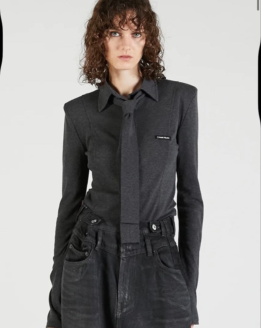 トップス PRANKPROJECT Necktie Slim Shirt