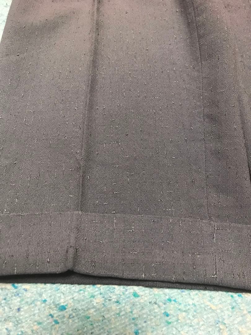 50s スペシャル 絣柄 レーヨン ギャバジン スラックス グレー 藤鼠