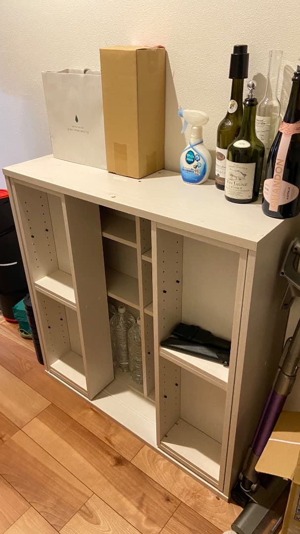 加島正浩専用　ニトリ スライド本棚 CD/DVD 小物収納